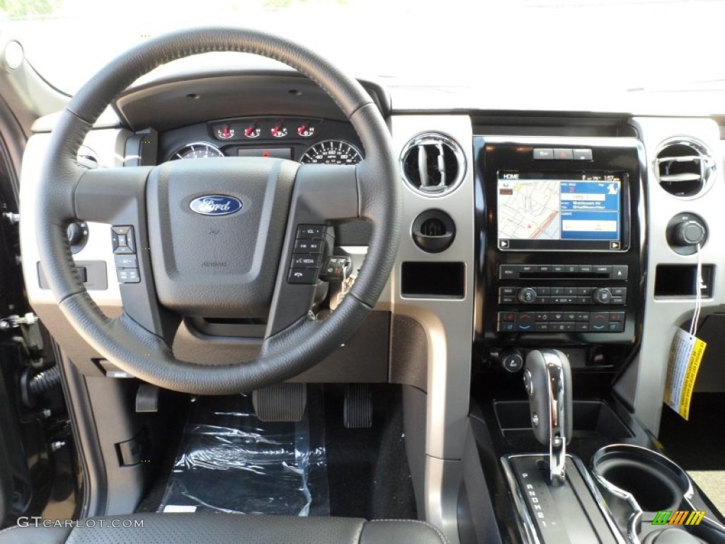 2012 Ford F150 FX2 SuperCrew Black Dashboard Photo #63949672