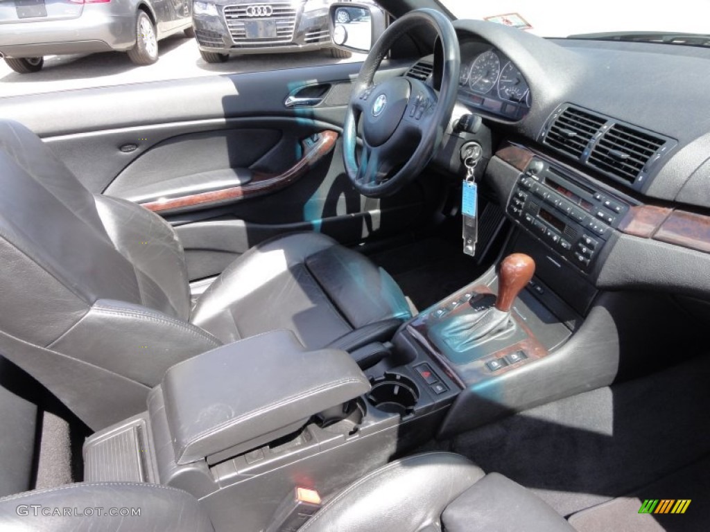 2001 3 Series 330i Convertible - Jet Black / Black photo #19
