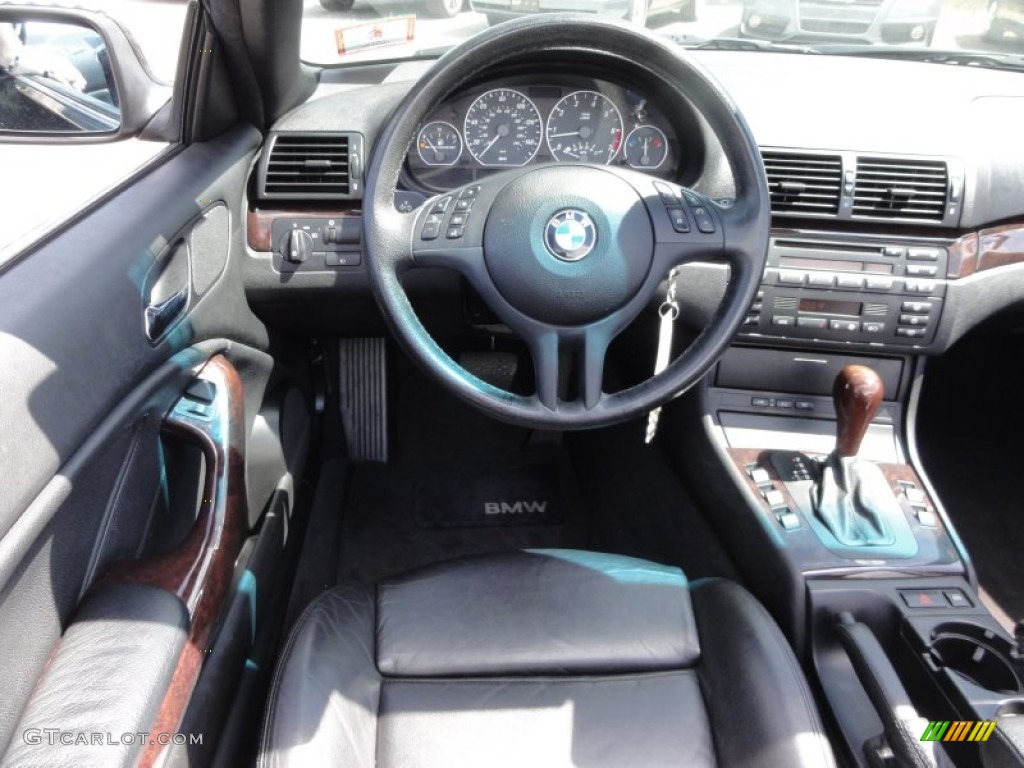 2001 3 Series 330i Convertible - Jet Black / Black photo #35