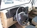 2001 Stone White Jeep Wrangler Sahara 4x4  photo #15