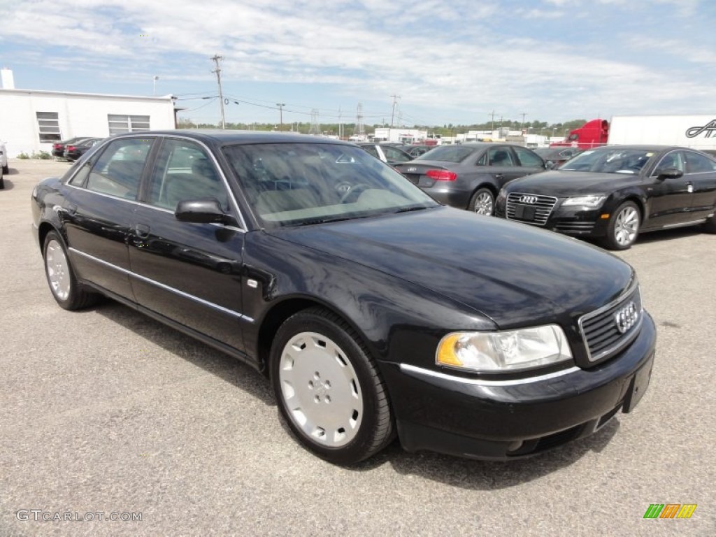 Brilliant Black 2001 Audi A8 4.2 quattro Exterior Photo #63951844