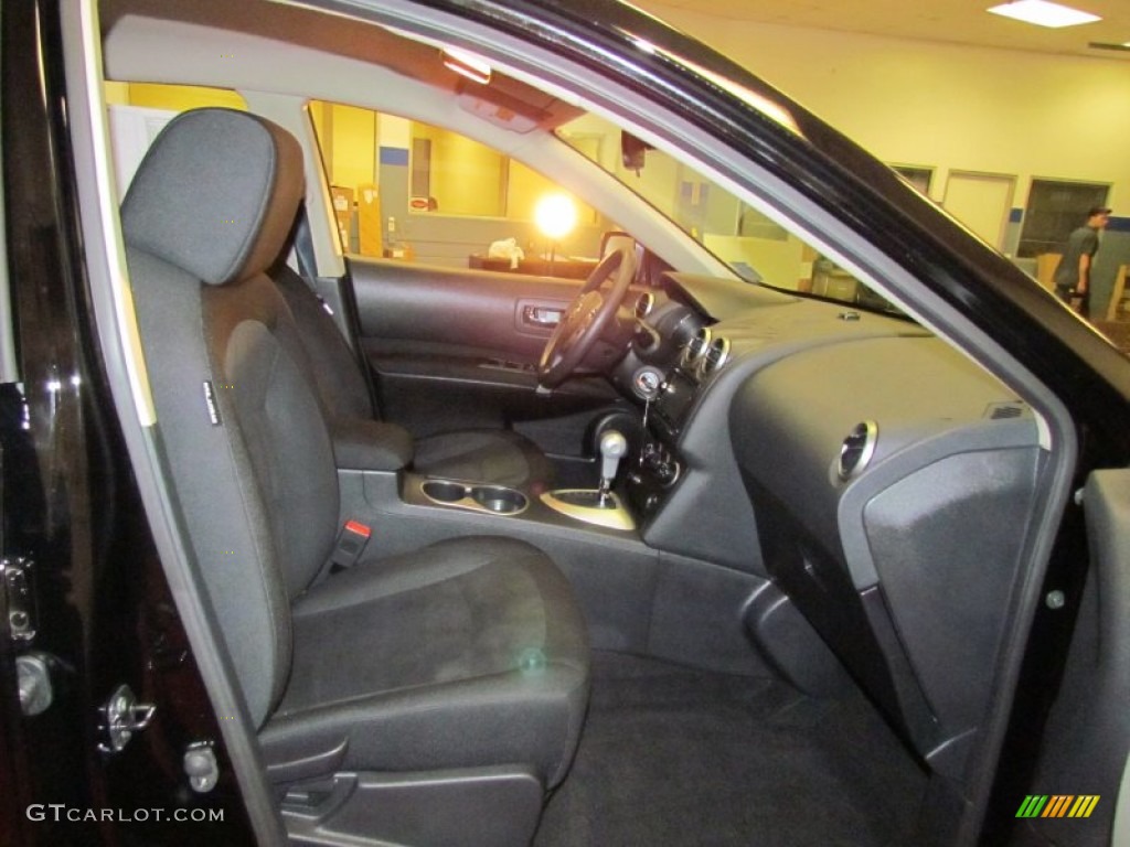 2011 Rogue S AWD - Wicked Black / Black photo #26