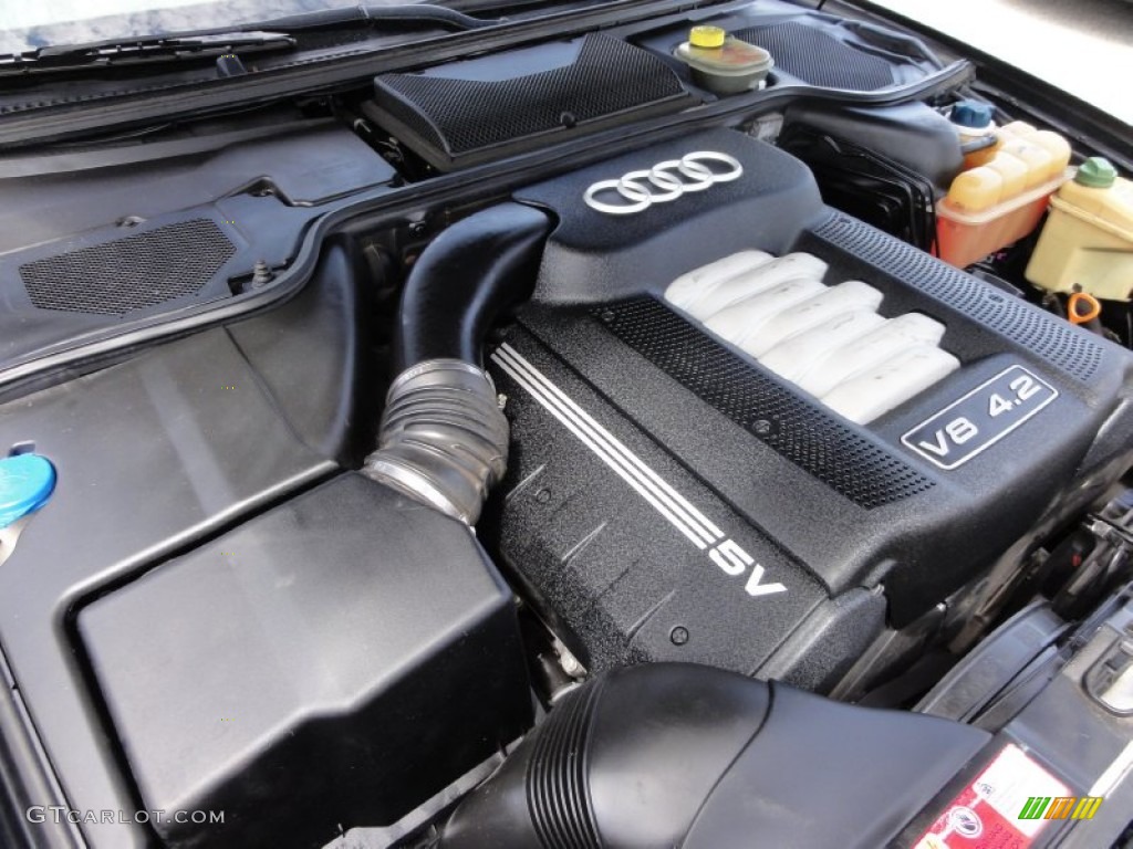 2001 Audi A8 4.2 quattro Engine Photos