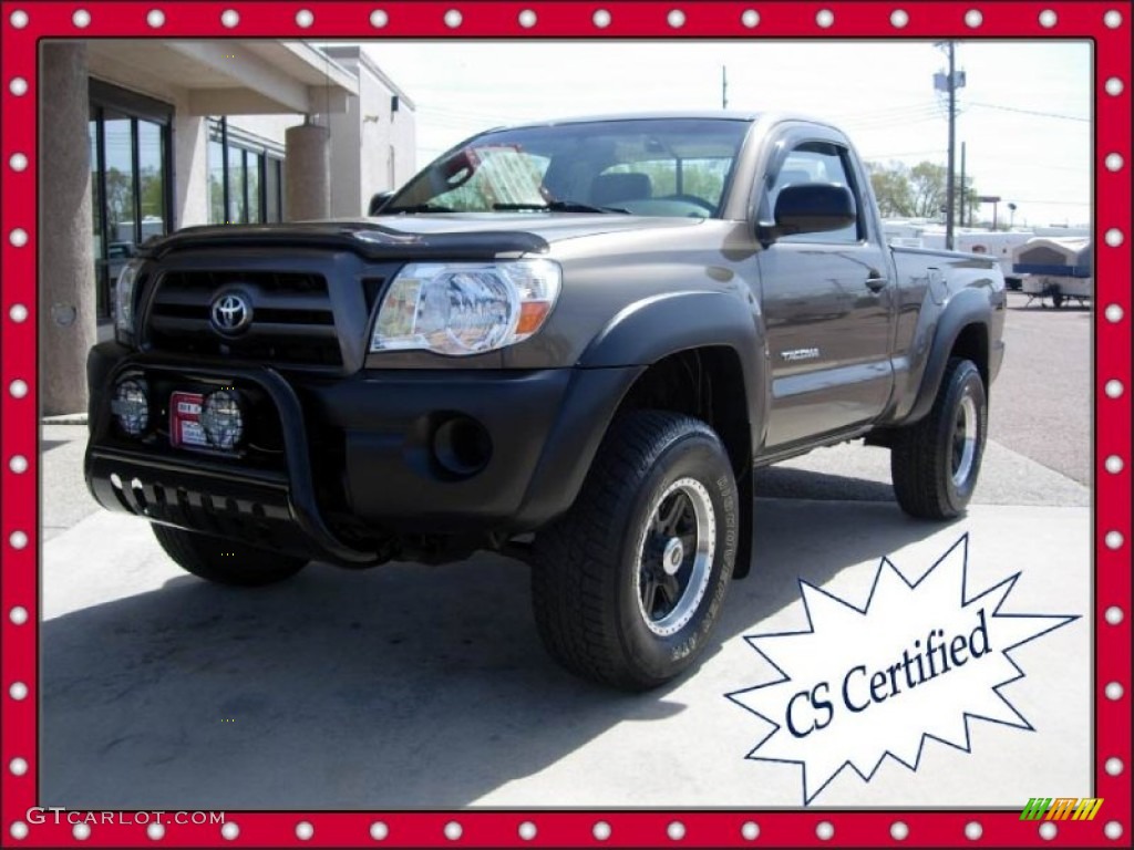 2009 Tacoma Regular Cab 4x4 - Magnetic Gray Metallic / Graphite Gray photo #1