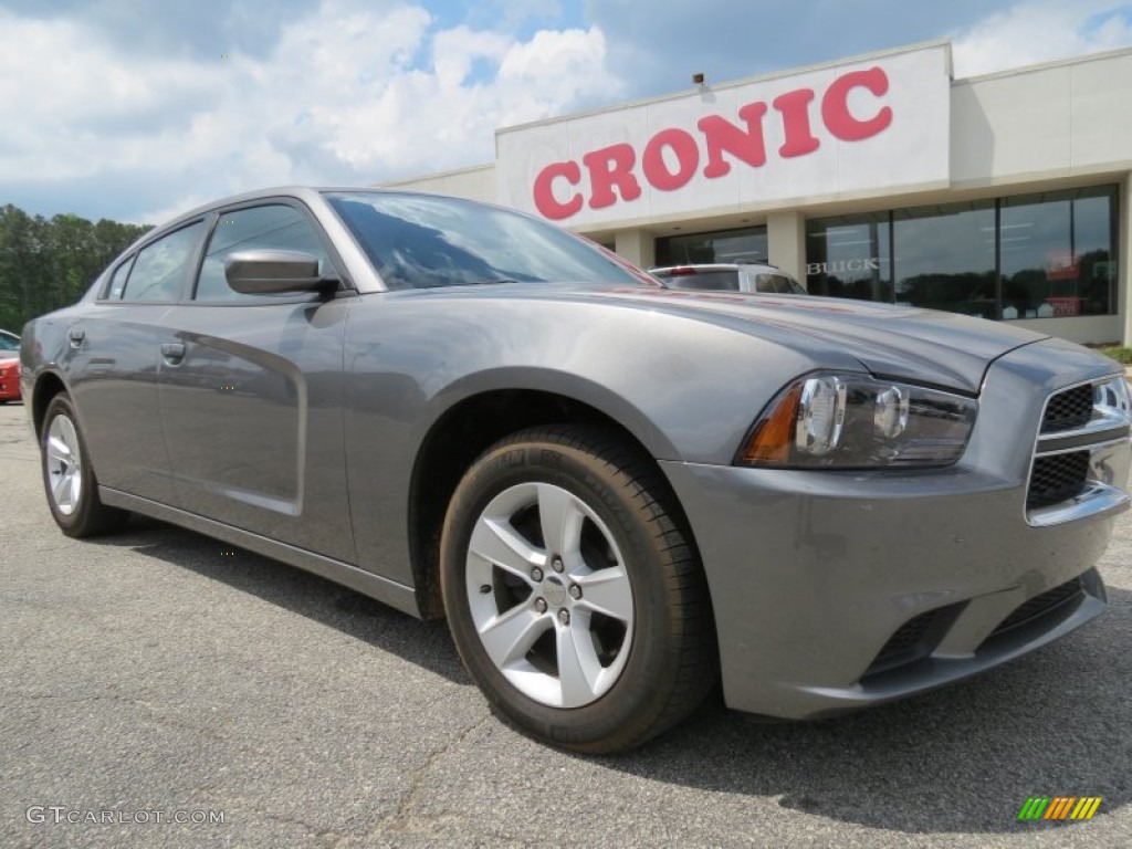 2011 Charger SE - Tungsten Metallic / Black photo #1