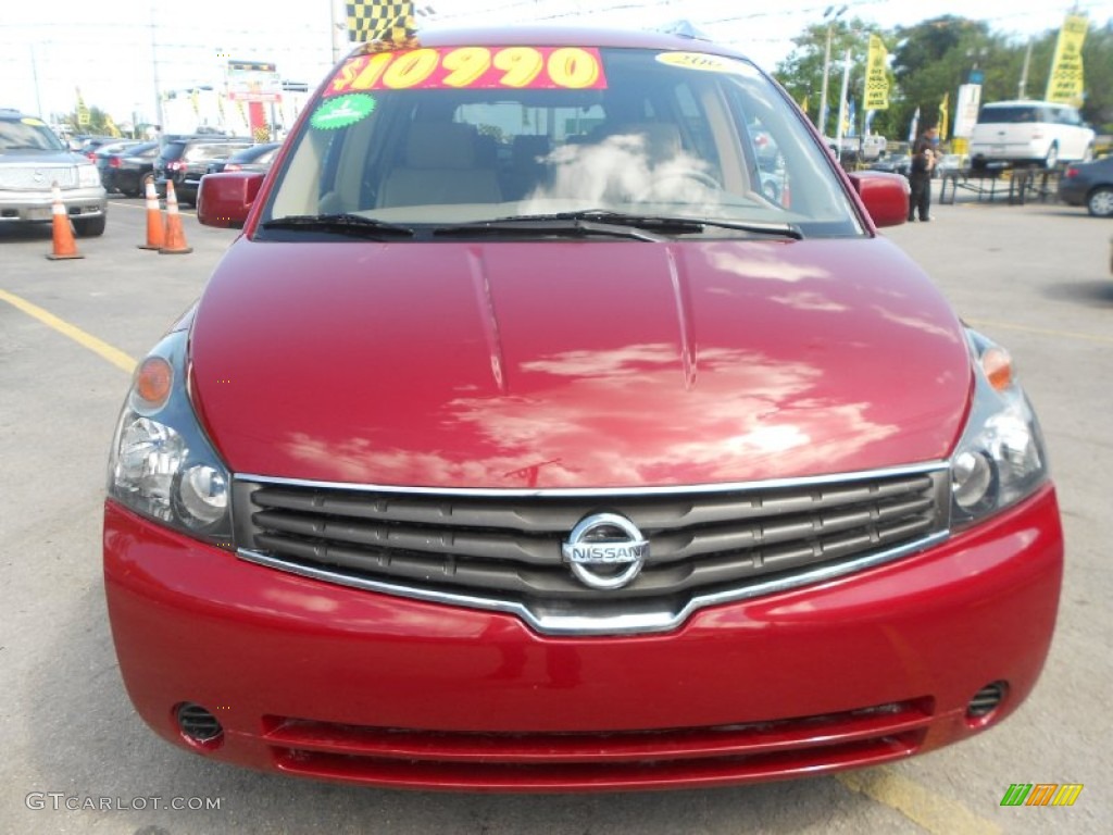 2007 Quest 3.5 SL - Red Brawn Metallic / Beige photo #2
