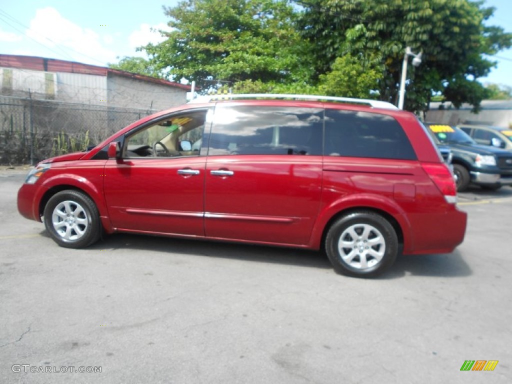2007 Quest 3.5 SL - Red Brawn Metallic / Beige photo #5