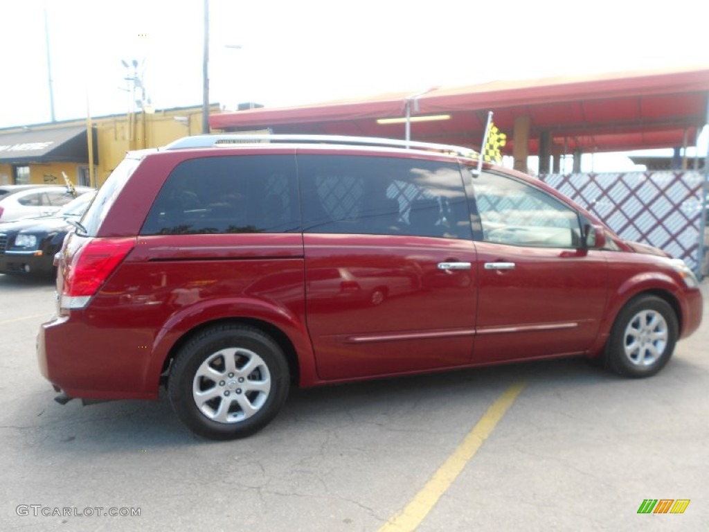 2007 Quest 3.5 SL - Red Brawn Metallic / Beige photo #9