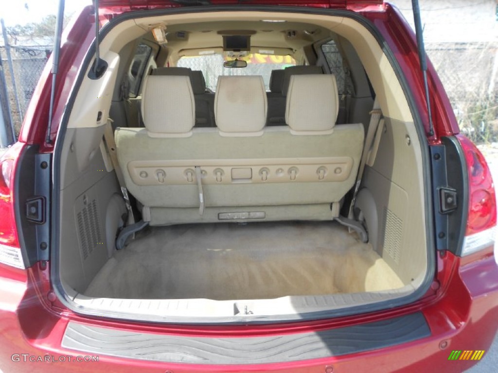 2007 Quest 3.5 SL - Red Brawn Metallic / Beige photo #19
