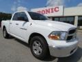 2012 Bright White Dodge Ram 1500 SLT Quad Cab  photo #1