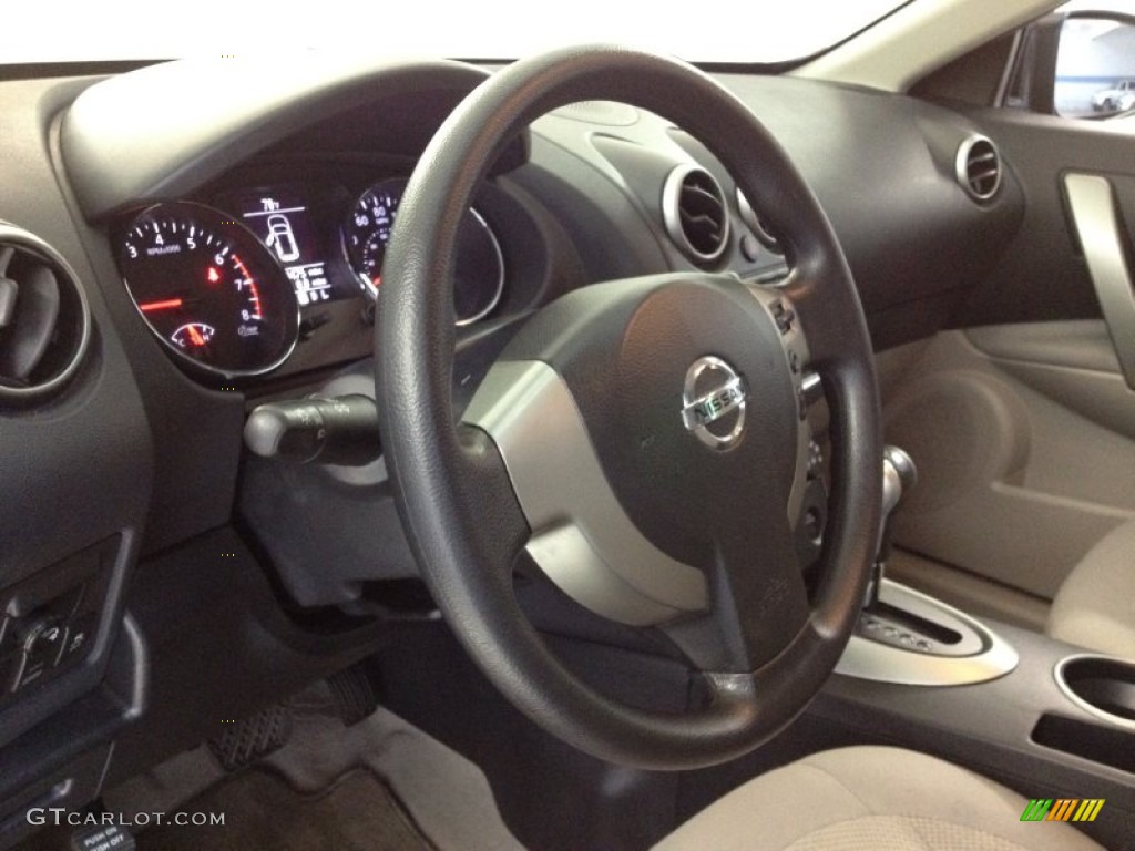 2011 Rogue S AWD - Indigo Blue Metallic / Gray photo #15