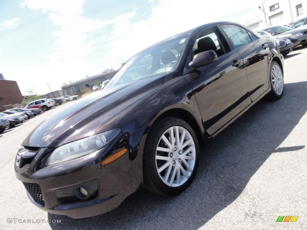 2006 MAZDA6 MAZDASPEED6 Sport - Black Cherry Mica / Black photo #3