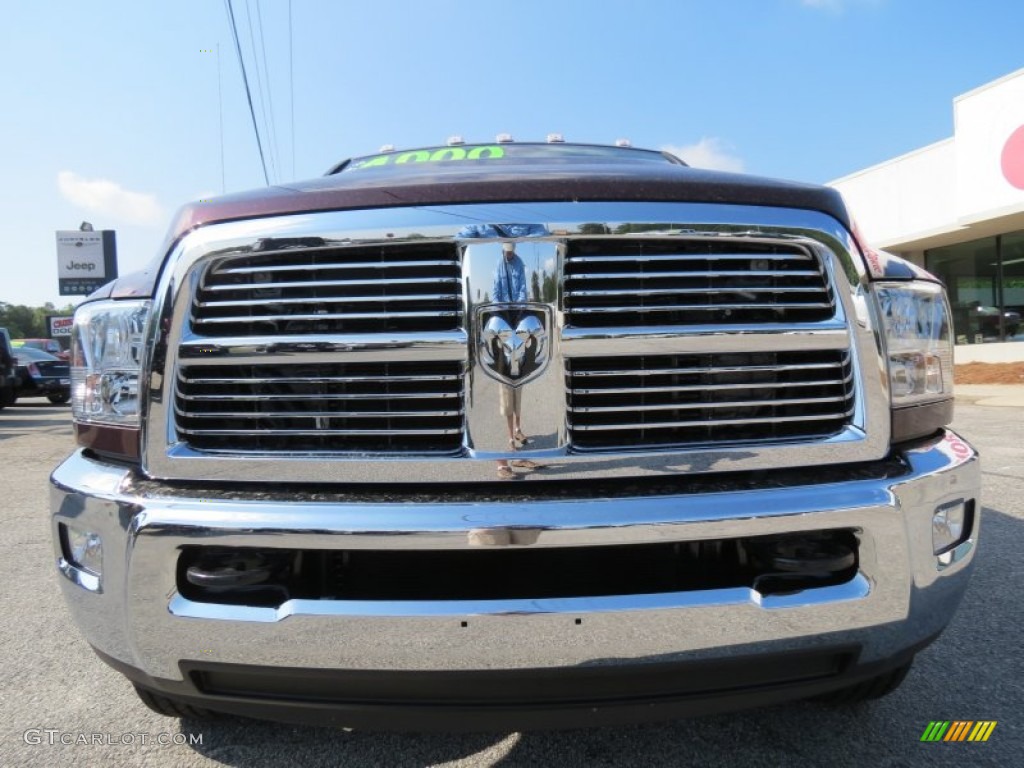 2012 Ram 2500 HD Laramie Crew Cab 4x4 - Deep Molten Red Pearl / Dark Slate photo #2