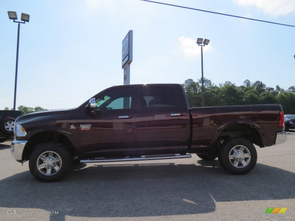 2012 Ram 2500 HD Laramie Crew Cab 4x4 - Deep Molten Red Pearl / Dark Slate photo #4