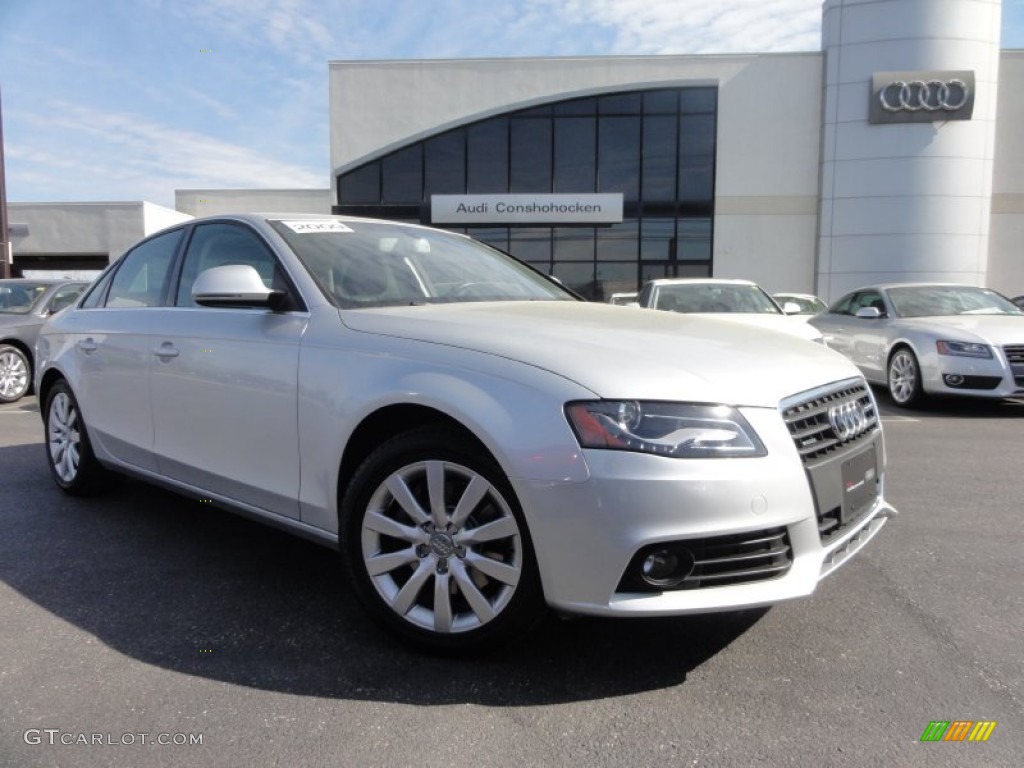 Ice Silver Metallic Audi A4