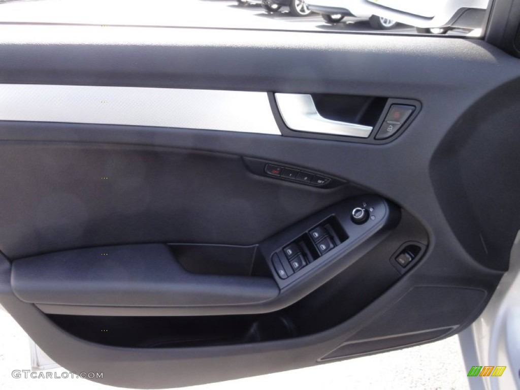 2009 A4 2.0T Premium quattro Sedan - Ice Silver Metallic / Black photo #14