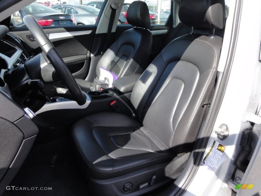 2009 A4 2.0T Premium quattro Sedan - Ice Silver Metallic / Black photo #17