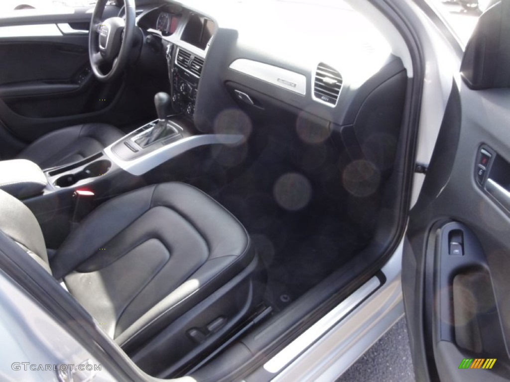 2009 A4 2.0T Premium quattro Sedan - Ice Silver Metallic / Black photo #18