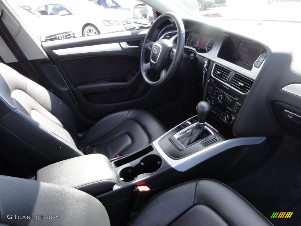 2009 A4 2.0T Premium quattro Sedan - Ice Silver Metallic / Black photo #19