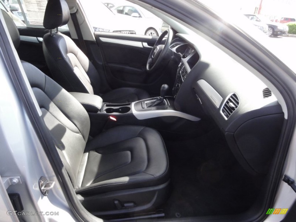2009 A4 2.0T Premium quattro Sedan - Ice Silver Metallic / Black photo #20