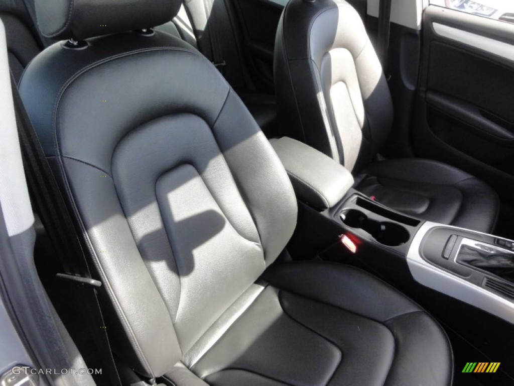 2009 A4 2.0T Premium quattro Sedan - Ice Silver Metallic / Black photo #21