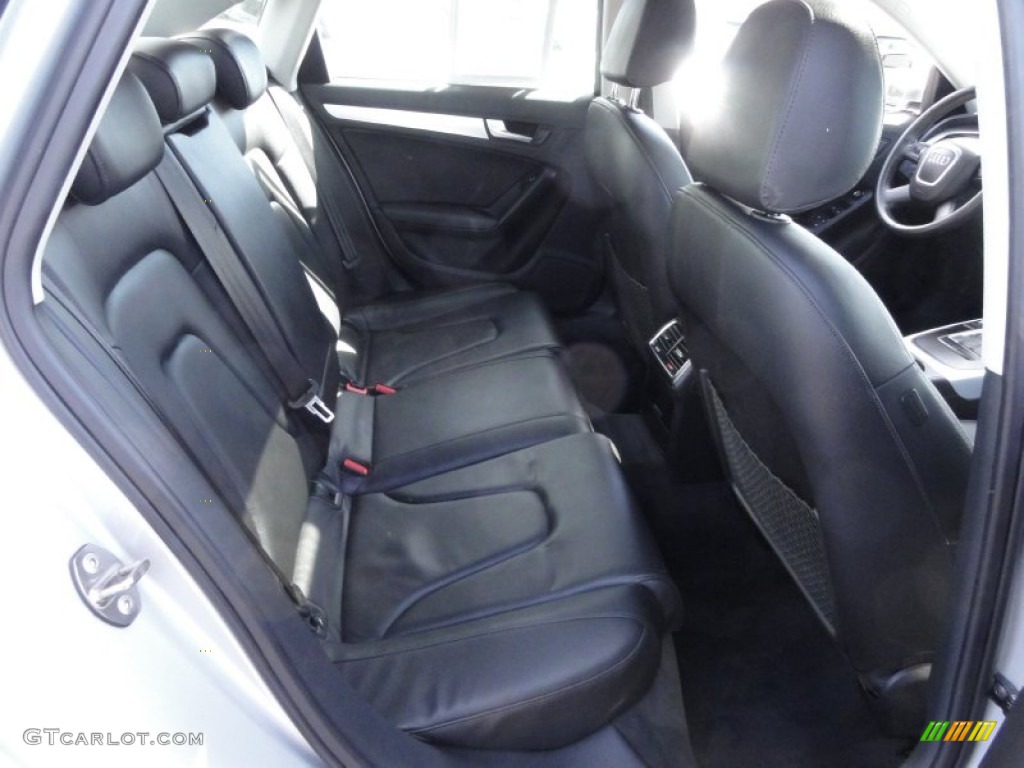 2009 A4 2.0T Premium quattro Sedan - Ice Silver Metallic / Black photo #23