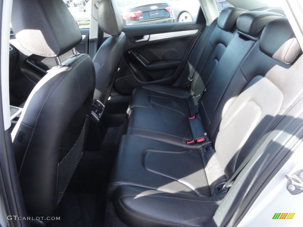 2009 A4 2.0T Premium quattro Sedan - Ice Silver Metallic / Black photo #25