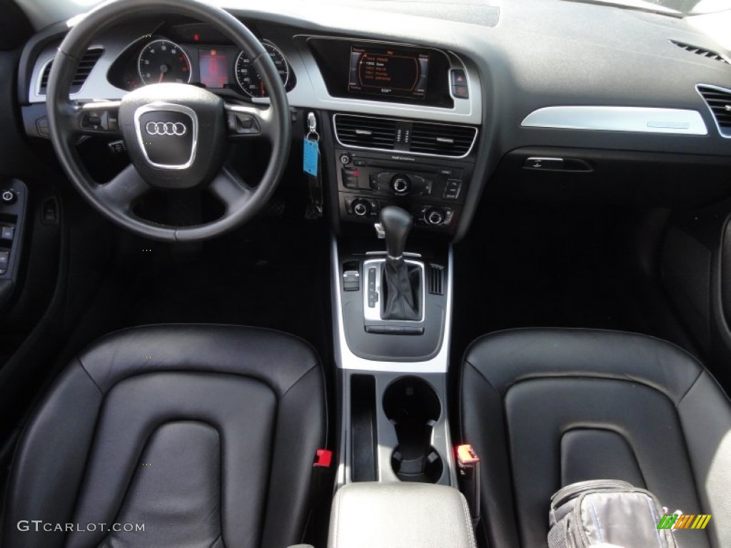 2009 A4 2.0T Premium quattro Sedan - Ice Silver Metallic / Black photo #27