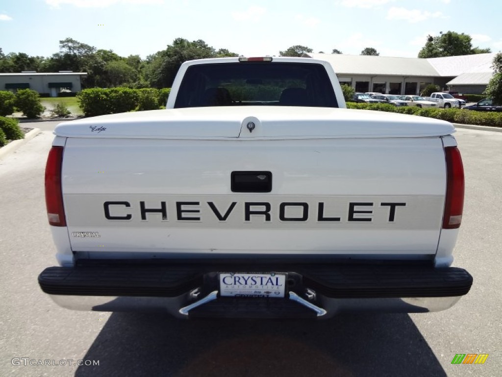 1997 C/K C1500 Extended Cab - Olympic White / Blue photo #7