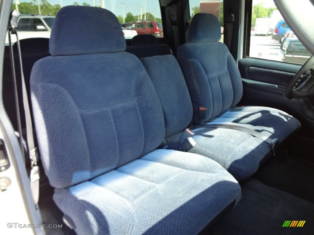 1997 C/K C1500 Extended Cab - Olympic White / Blue photo #12