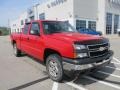 2006 Victory Red Chevrolet Silverado 1500 LS Extended Cab 4x4  photo #9