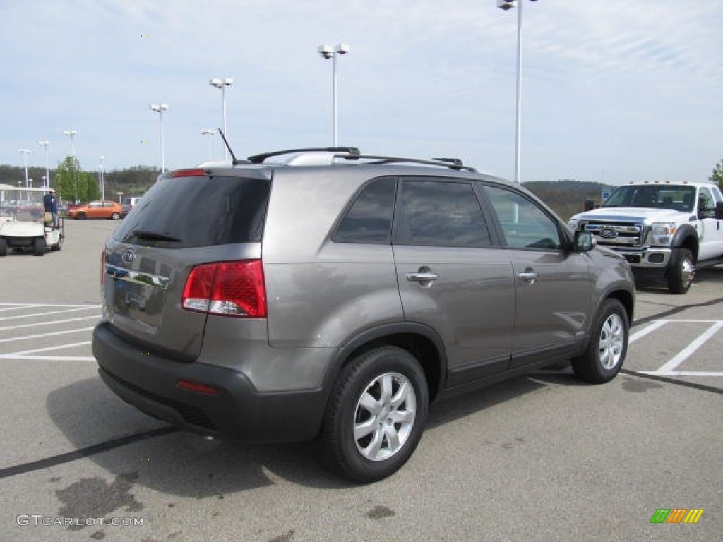 2012 Sorento LX AWD - Titanium Silver / Black photo #3