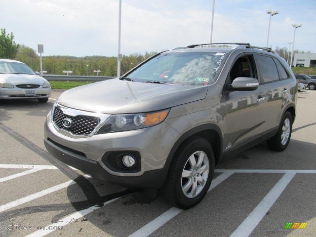 2012 Sorento LX AWD - Titanium Silver / Black photo #7