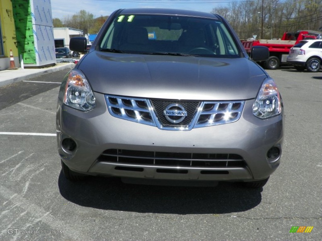 2011 Rogue S AWD - Platinum Graphite / Gray photo #1