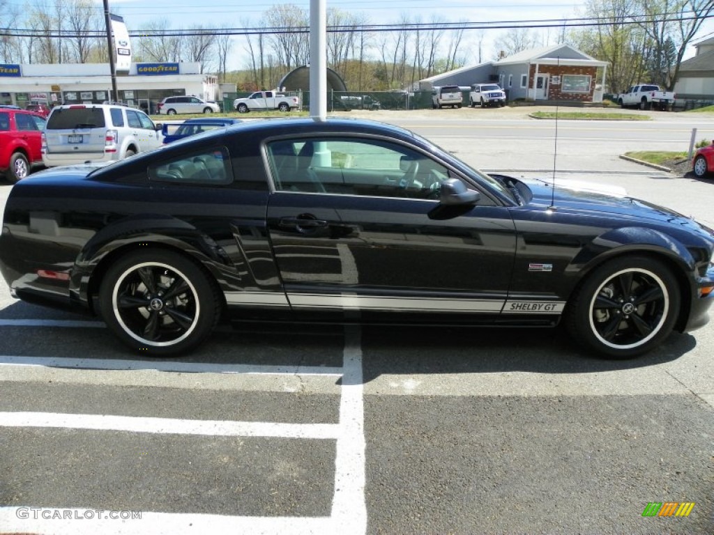 2007 Mustang Shelby GT Coupe - Black / Dark Charcoal photo #5