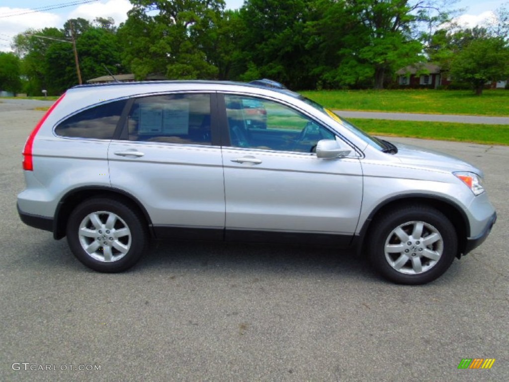 2009 CR-V EX-L - Alabaster Silver Metallic / Black photo #3