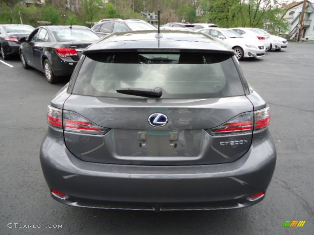 2012 CT 200h Hybrid Premium - Nebula Gray Pearl / Black photo #3