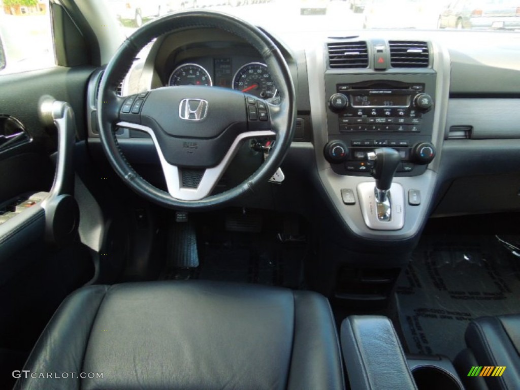 2009 CR-V EX-L - Alabaster Silver Metallic / Black photo #17