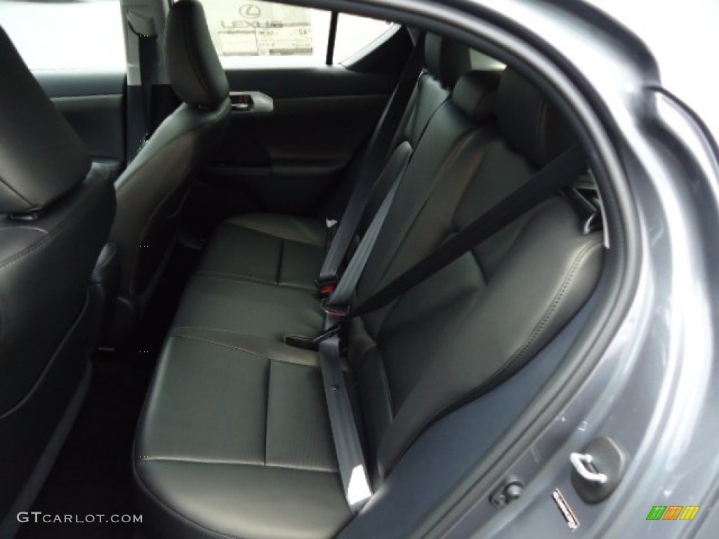 2012 CT 200h Hybrid Premium - Nebula Gray Pearl / Black photo #11