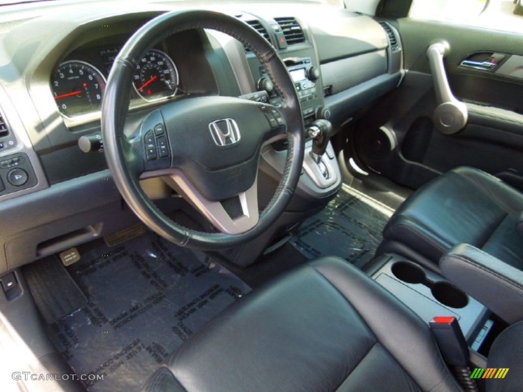 2009 CR-V EX-L - Alabaster Silver Metallic / Black photo #26