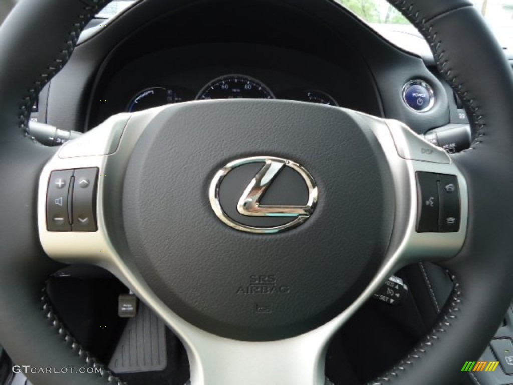 2012 CT 200h Hybrid Premium - Nebula Gray Pearl / Black photo #17