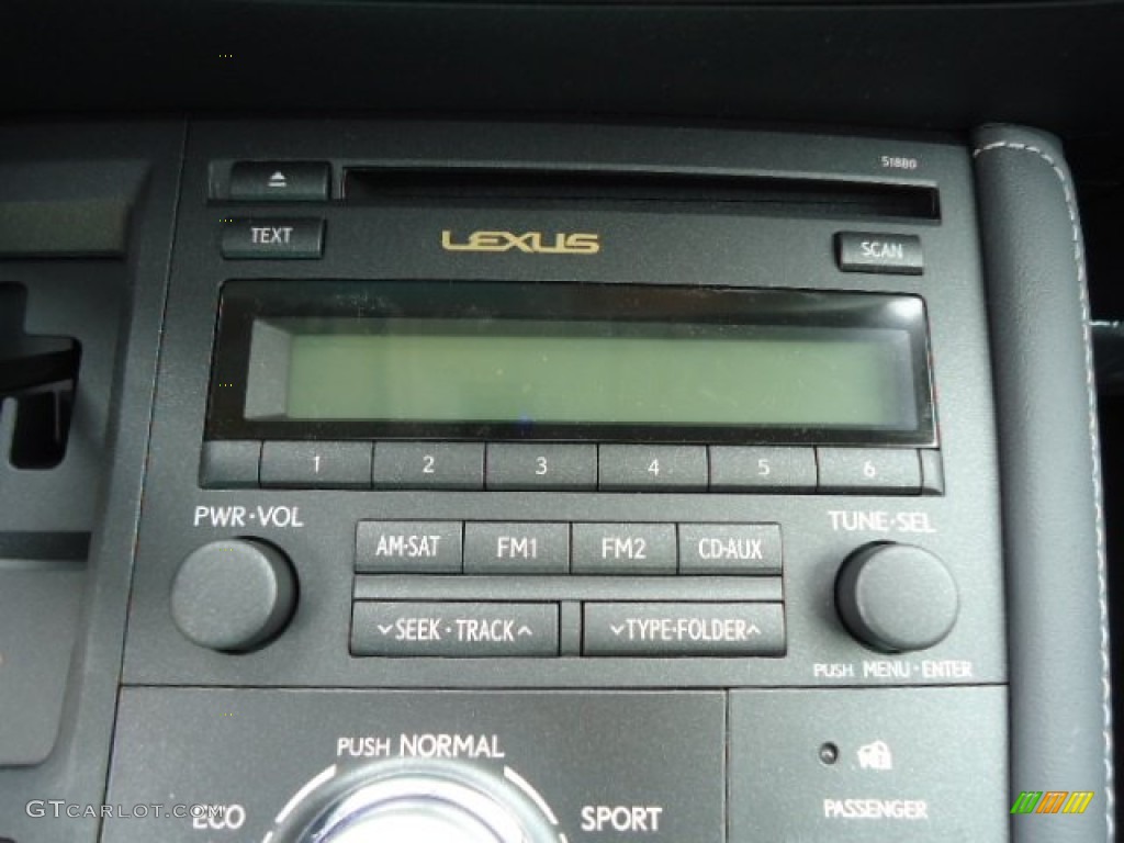 2012 CT 200h Hybrid Premium - Nebula Gray Pearl / Black photo #18