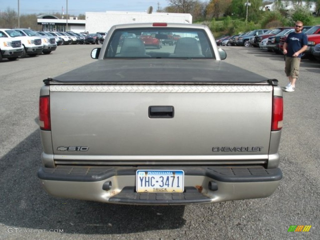 1999 S10 LS Regular Cab 4x4 - Light Pewter Metallic / Medium Gray photo #5