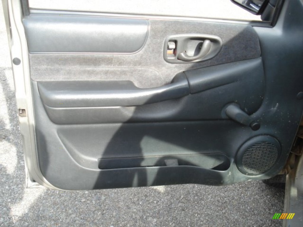 1999 S10 LS Regular Cab 4x4 - Light Pewter Metallic / Medium Gray photo #10