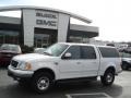 2002 Oxford White Ford F150 Lariat SuperCrew 4x4  photo #1