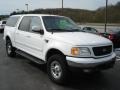 2002 Oxford White Ford F150 Lariat SuperCrew 4x4  photo #4