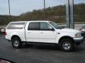 2002 Oxford White Ford F150 Lariat SuperCrew 4x4  photo #5