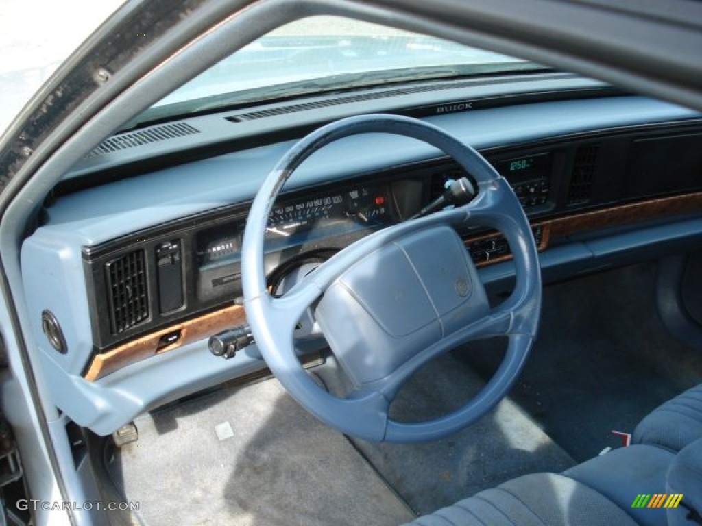 1995 LeSabre Custom - Light Adriatic Blue Metallic / Blue photo #8