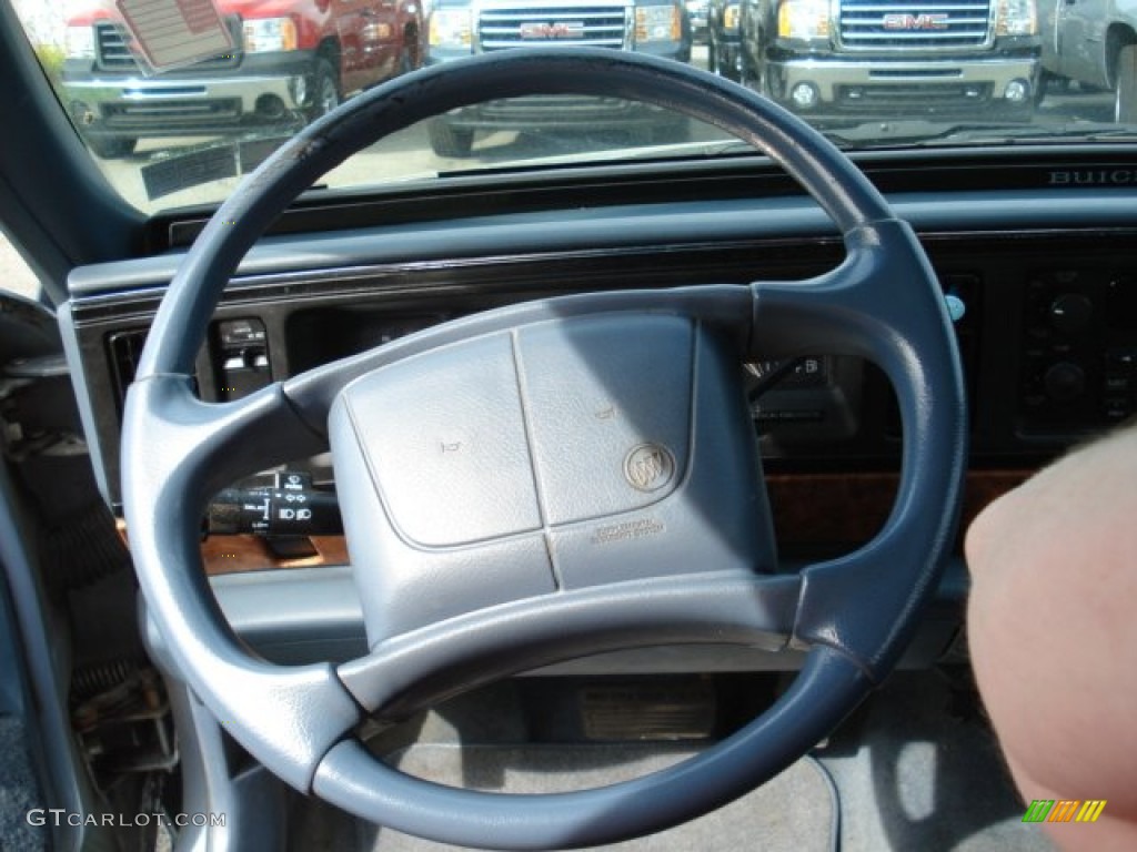 1995 Buick LeSabre Custom Blue Steering Wheel Photo #63960382