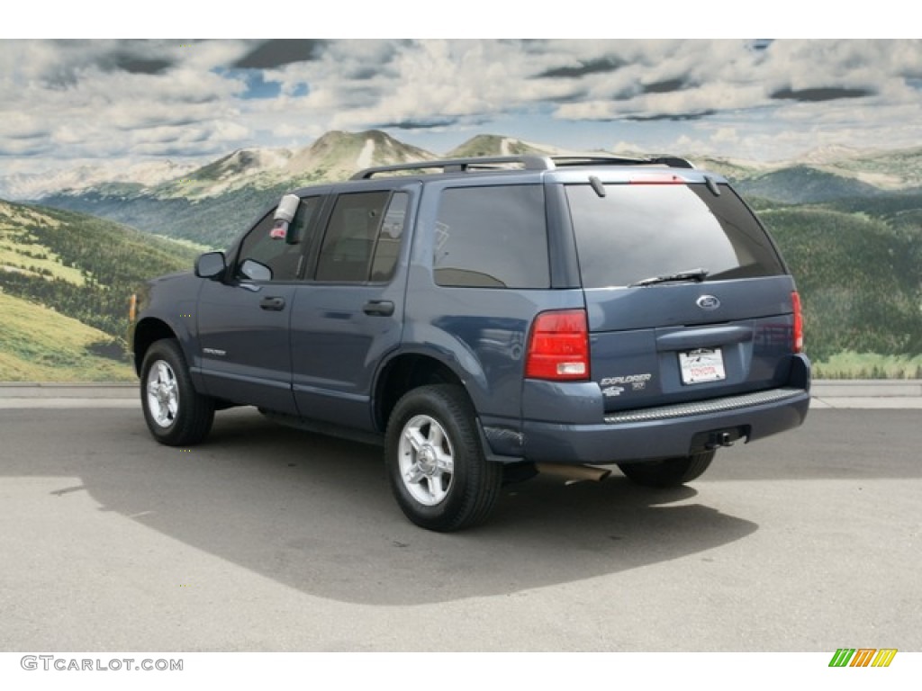 2004 Explorer XLT 4x4 - Medium Wedgewood Blue Metallic / Midnight Grey photo #2